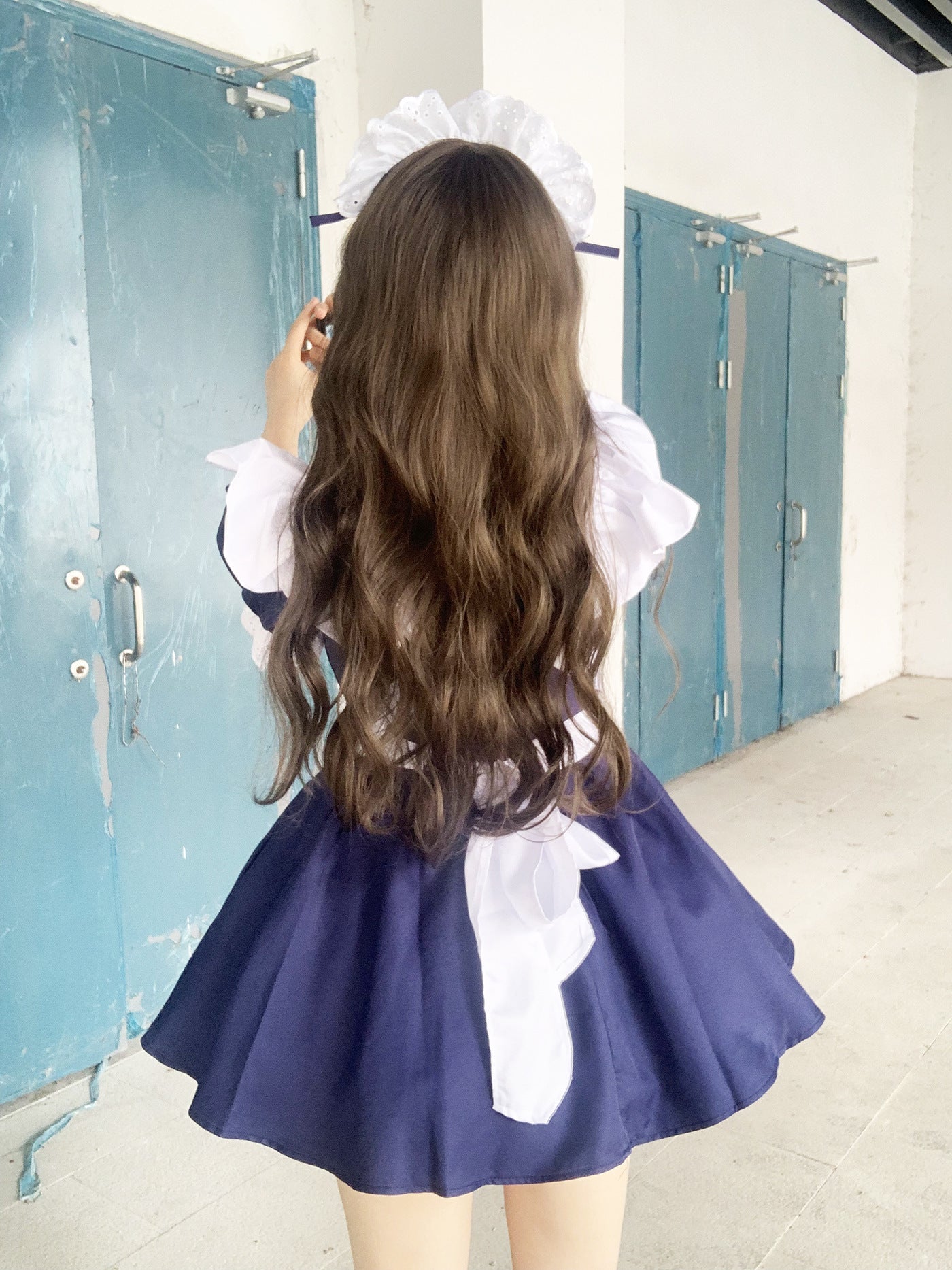 Alice Classic Angel Lolita Dress Maid Outfit Cosplay Costume