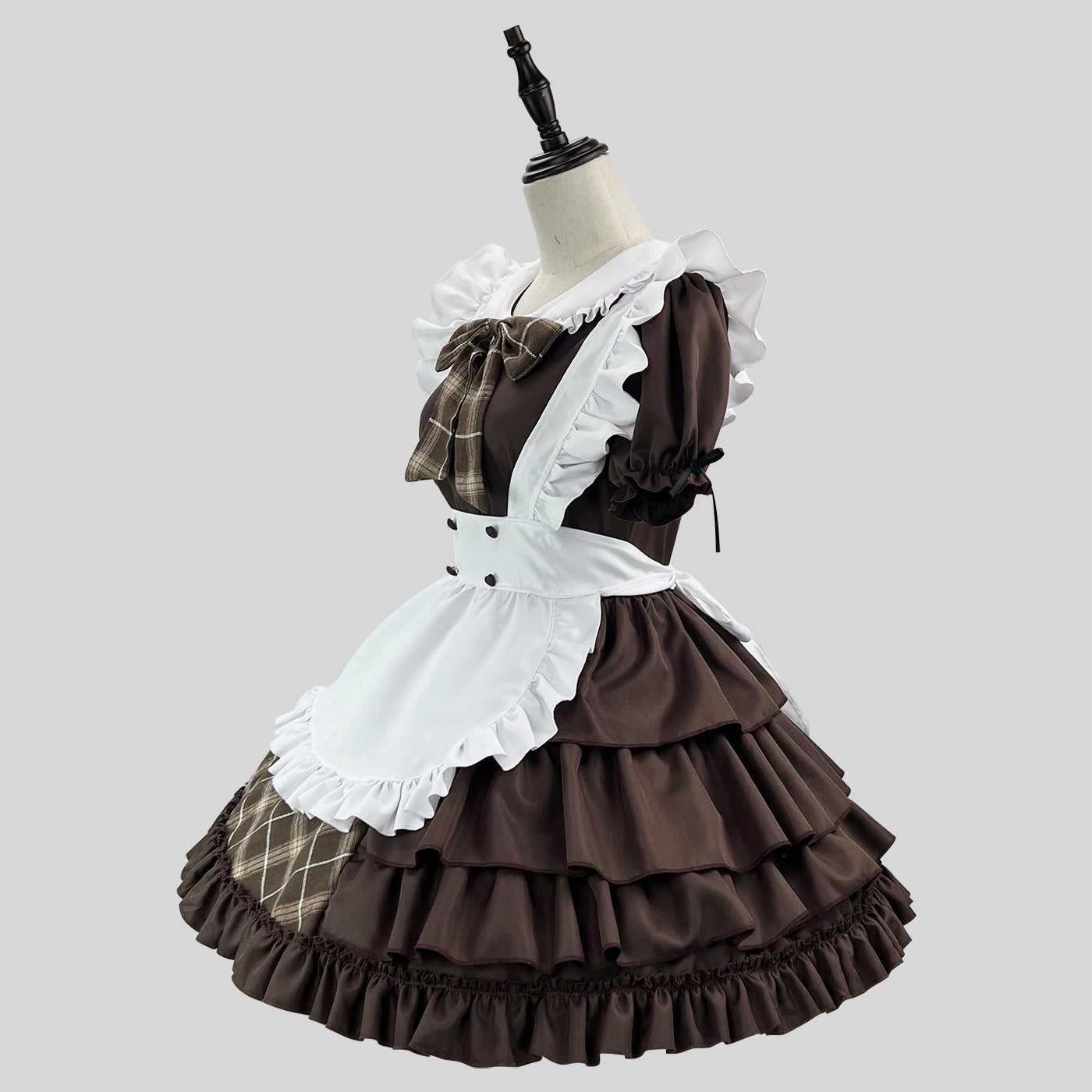 Detective Style Maid Outfit with Wrap Hat Plus Cosplay Costume