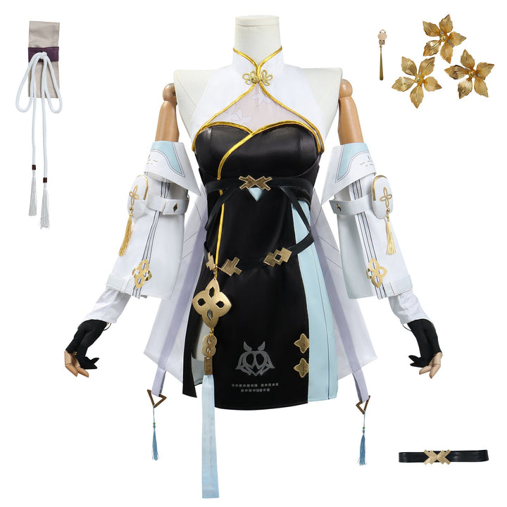 Game Wuthering Waves Rover Baizhi Cheongsam Cosplay Costumes