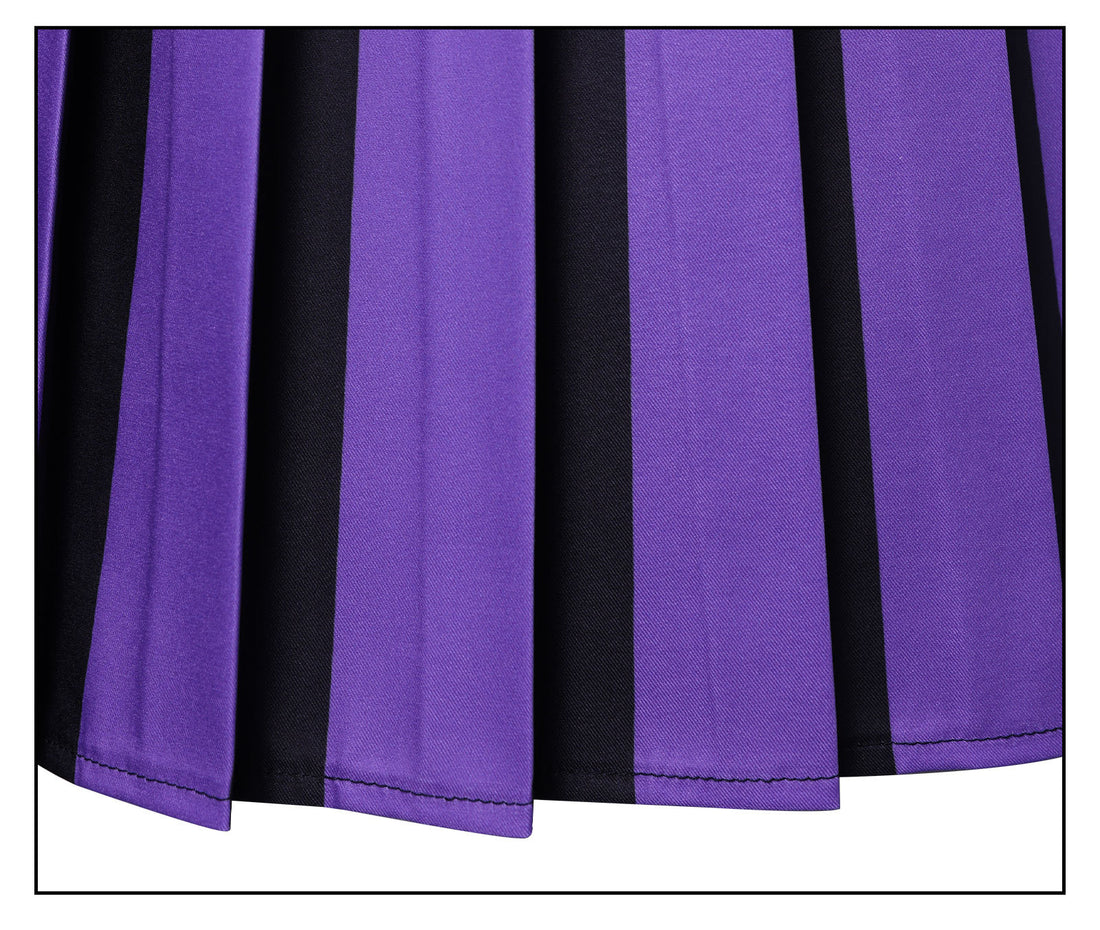 Wednesday 2 Addams Nevermore Academy Purple Short Uniform Adult Kids Costumes