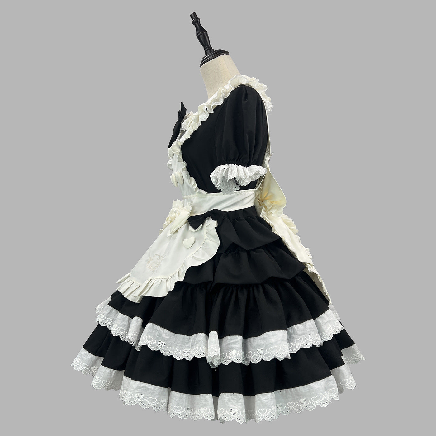 Sweet Princess Bow Maid Outfit Plus Lolita Dress Cosplay Costume