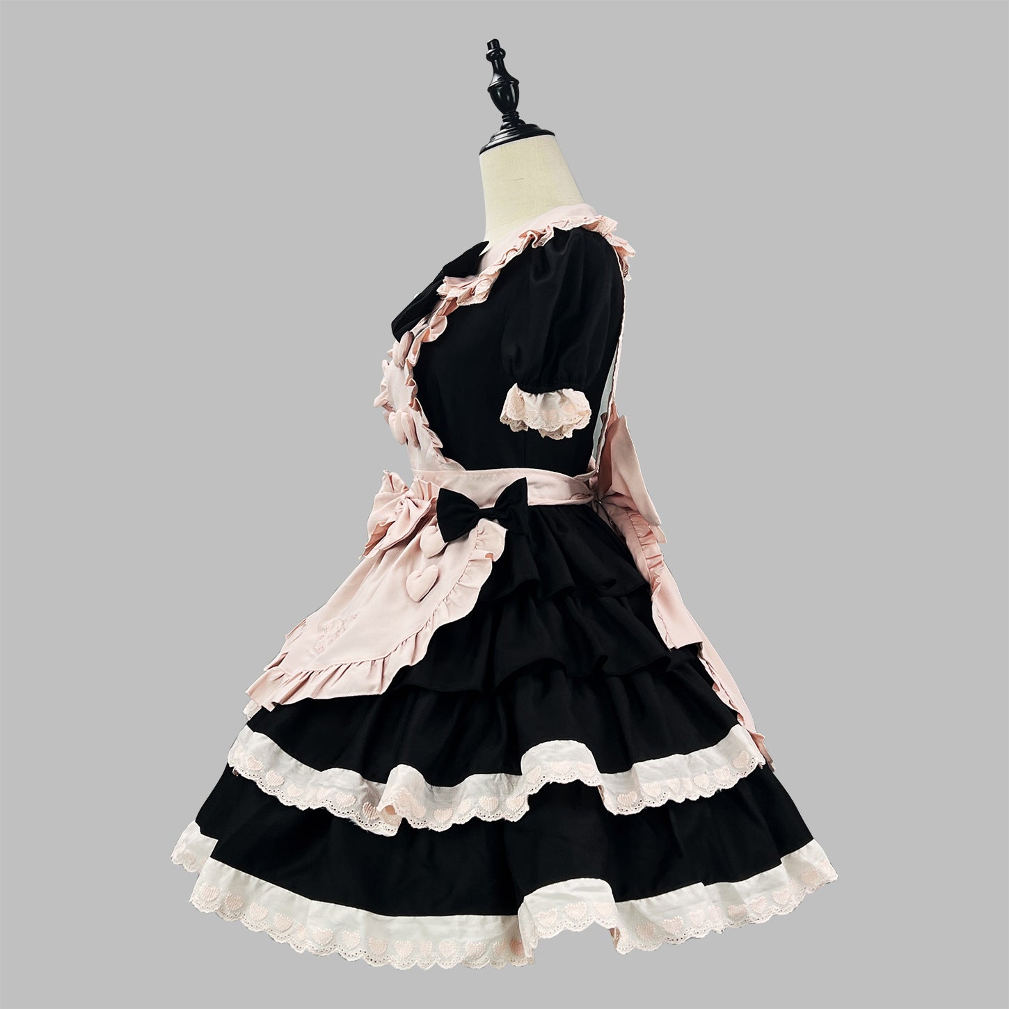 Sweet Princess Bow Maid Outfit Plus Lolita Dress Cosplay Costume