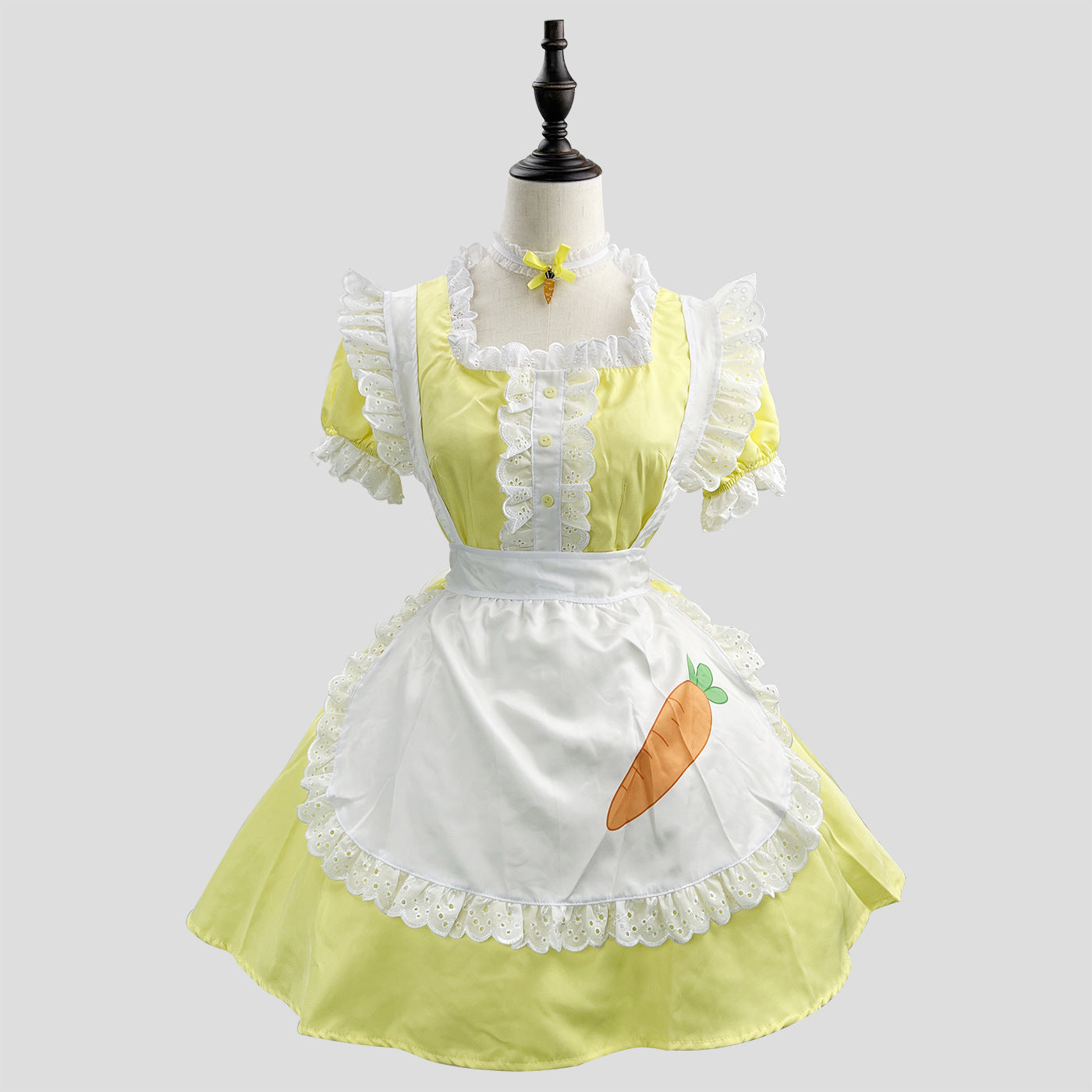 Carrot Bunny Maid Outfit Crossdresser Plus Dress Cosplay Costume