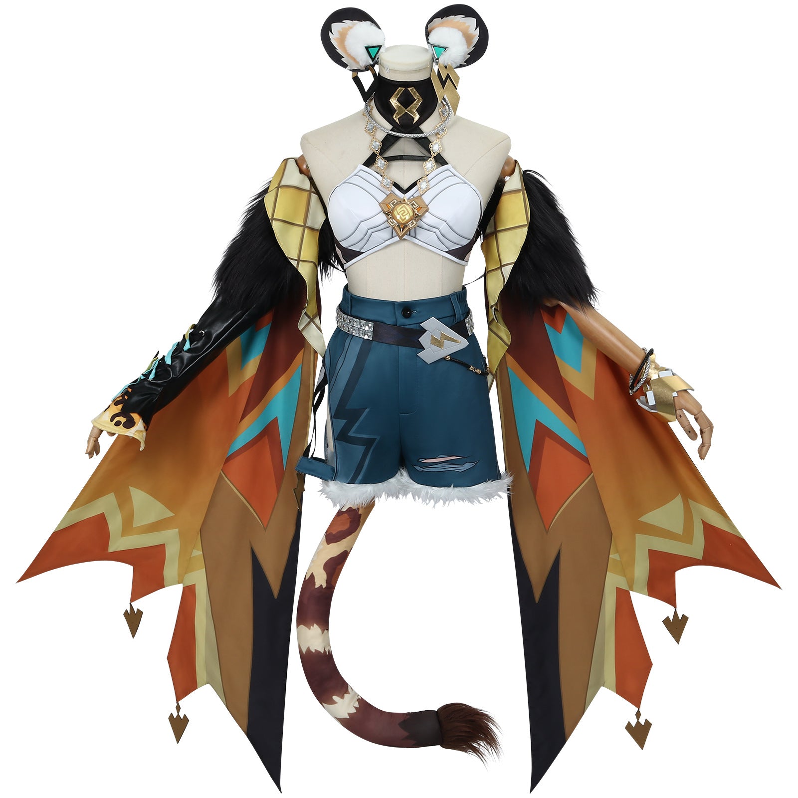 Genshin Impact Xilonen Natlan Ardent Flames Forge The Soul‌ Cosplay Costumes