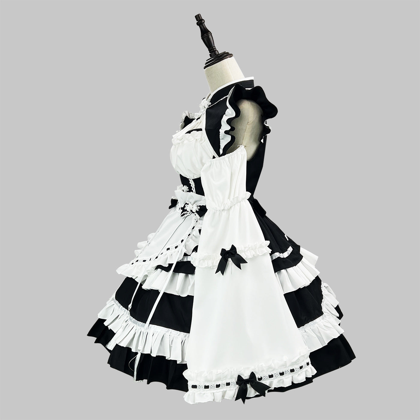 Chinese Cheongsam New Year Lolita Maid Outfit Cosplay Costume