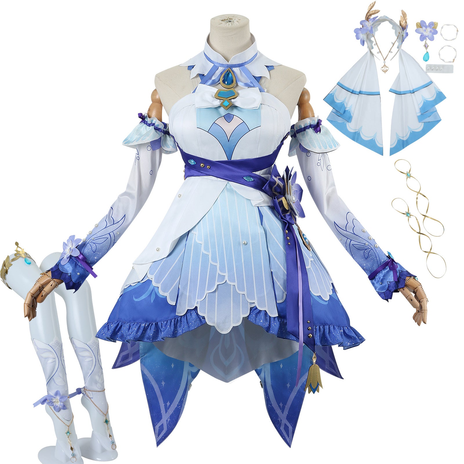Game Genshin Impact Nilou Skin Breeze of Sabaa Cosplay Costumes