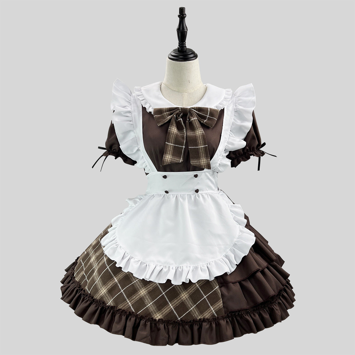 Detective Style Maid Outfit with Wrap Hat Plus Cosplay Costume