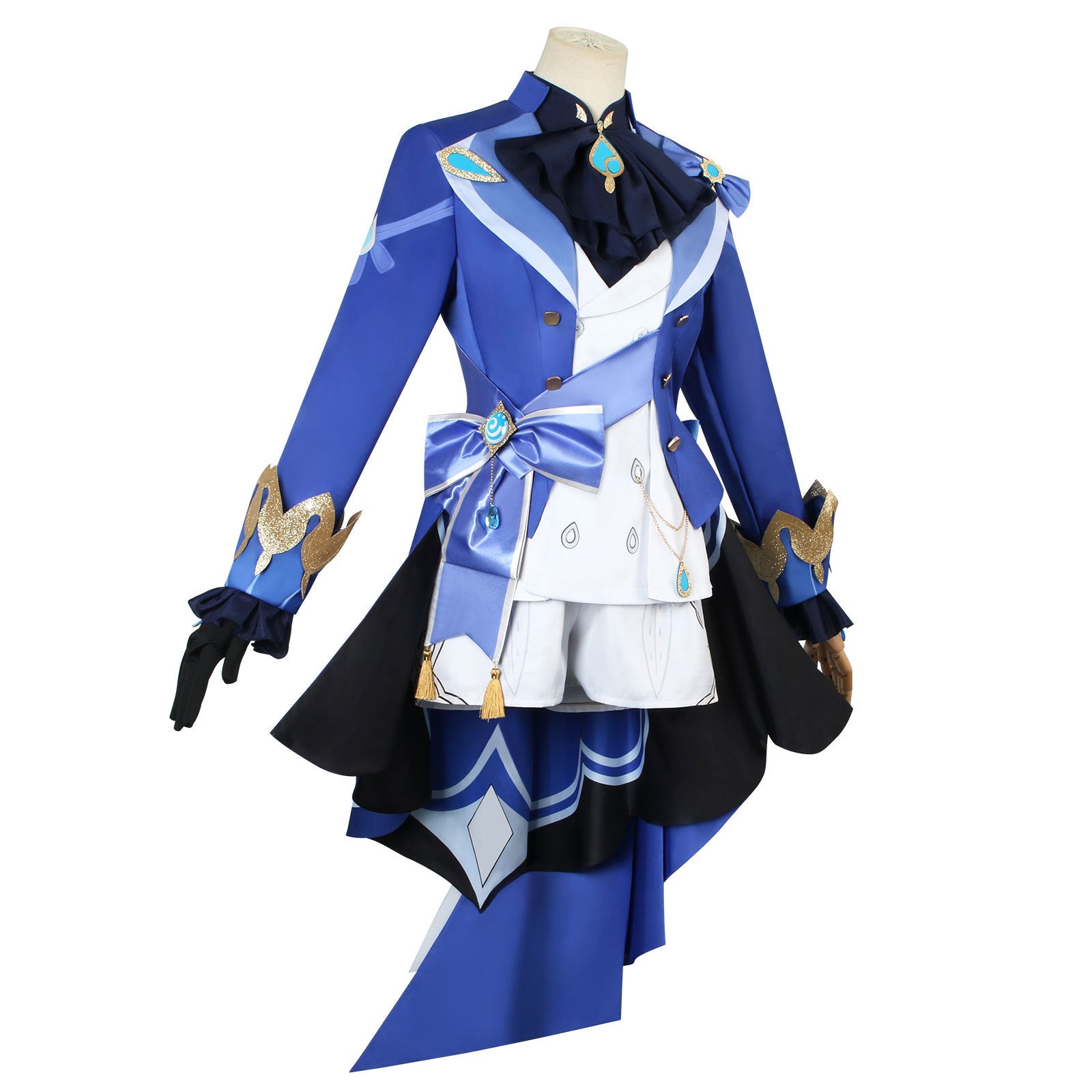Genshin Impact Focalors Furina De Fontaine Hydro Archon Cosplay Costumes