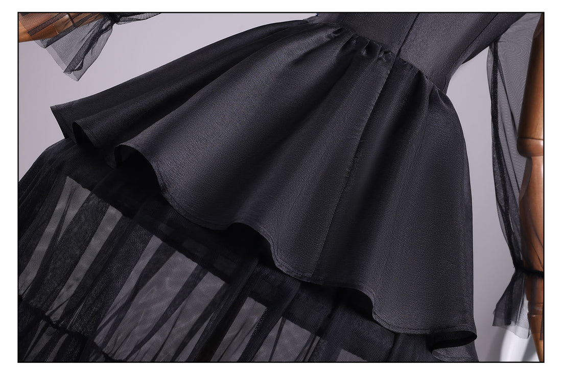 Wednesday Addams Season 2 Adult Kids Prom Dress Cosplay Costumes