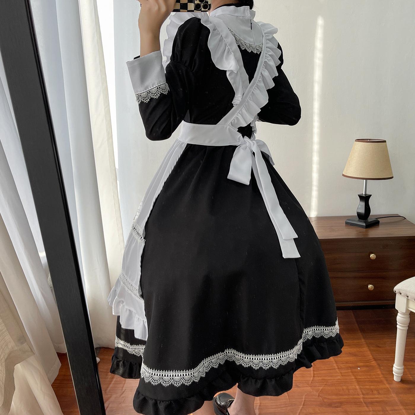 British Aristocratic Long Maid Outfit Plus Fancy Cosplay Costume
