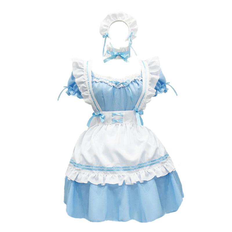 Miracle Nikki Pink Maid Outfit Fancy Dress Anime Cosplay Costume