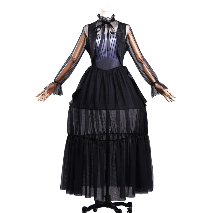 Wednesday Addams Season 2 Adult Kids Prom Dress Cosplay Costumes