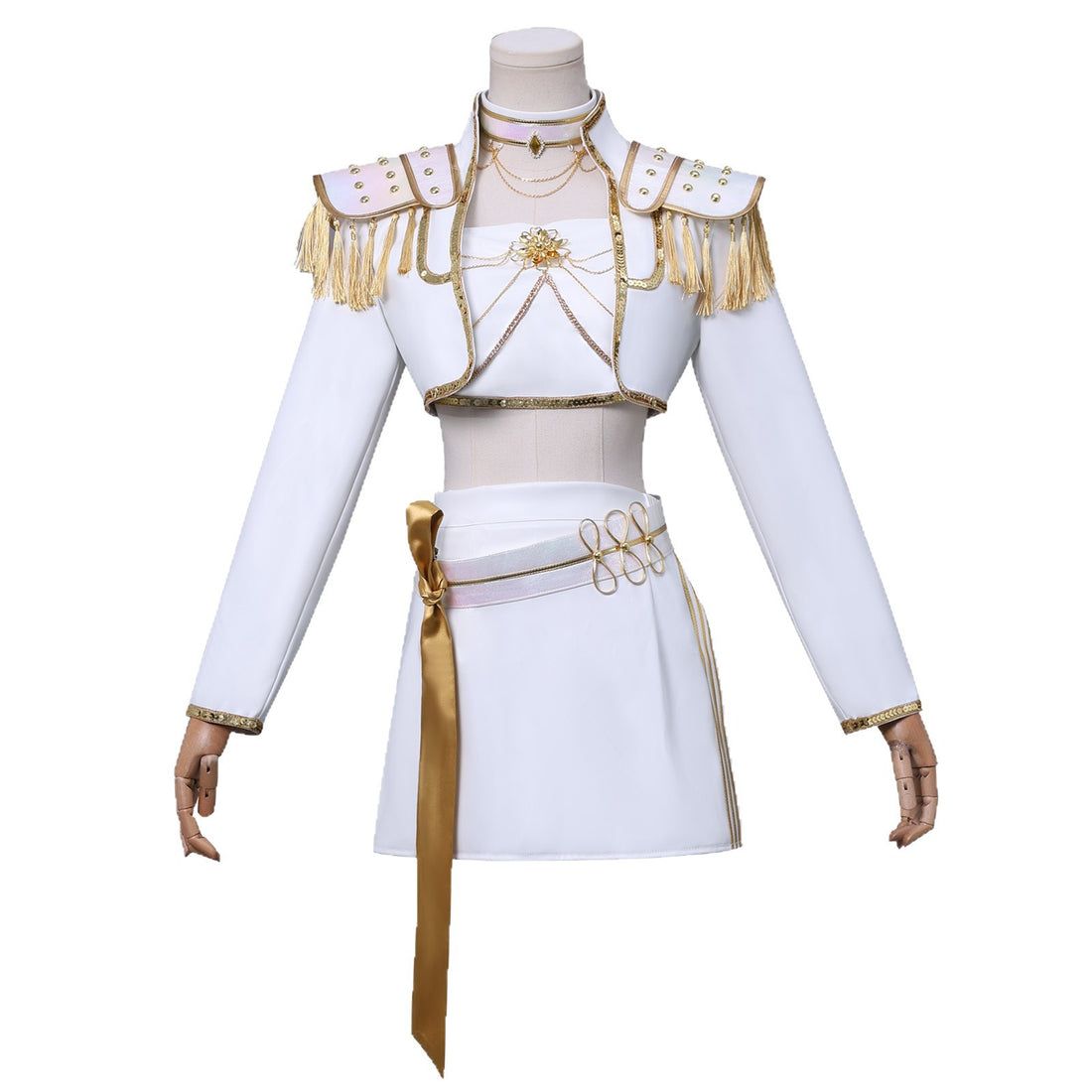 KPop Demon Hunters Mira White Outfit Adult Kids Cosplay Costumes