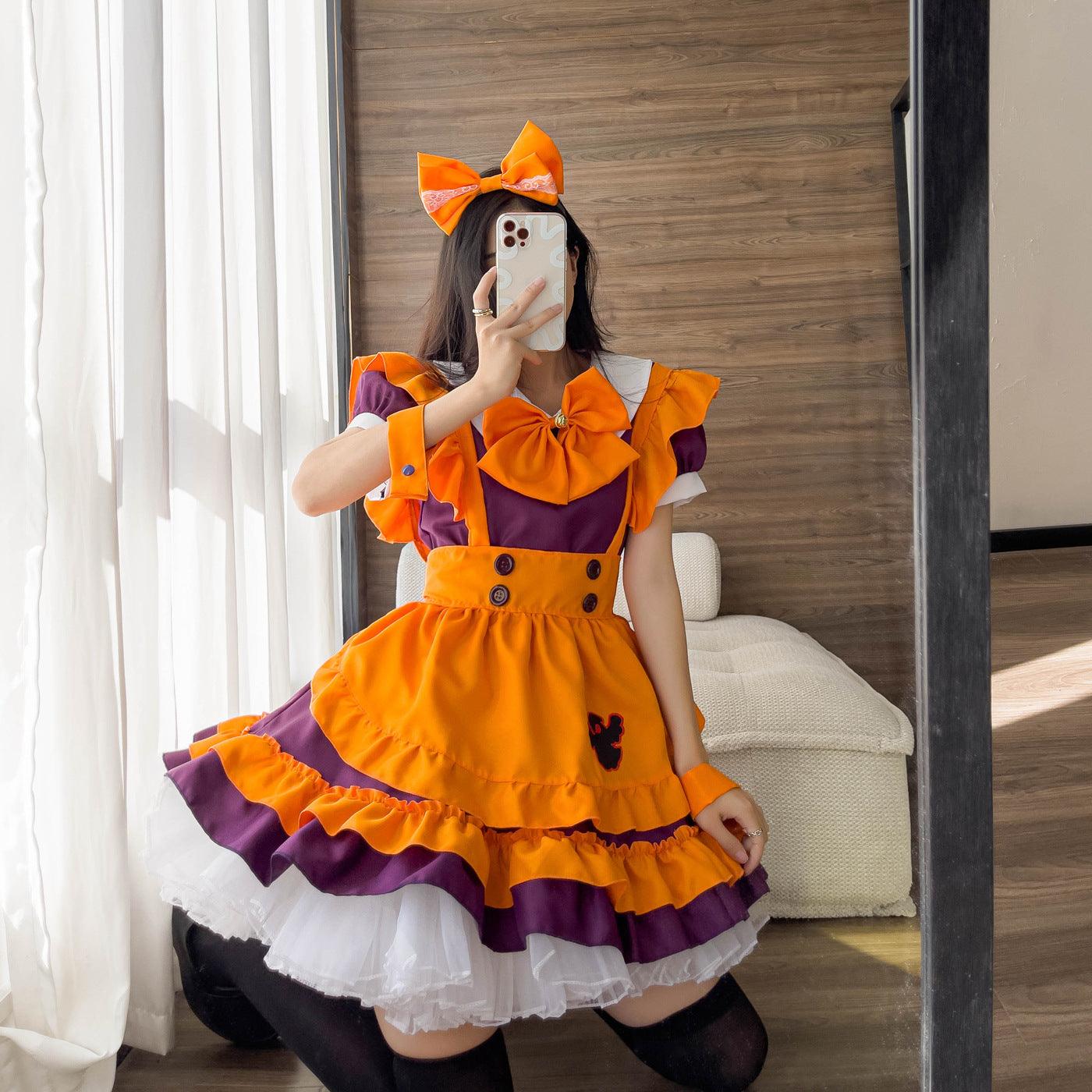 Waitress Plus Size Maid Outfit Halloween Fancy Cosplay Costume