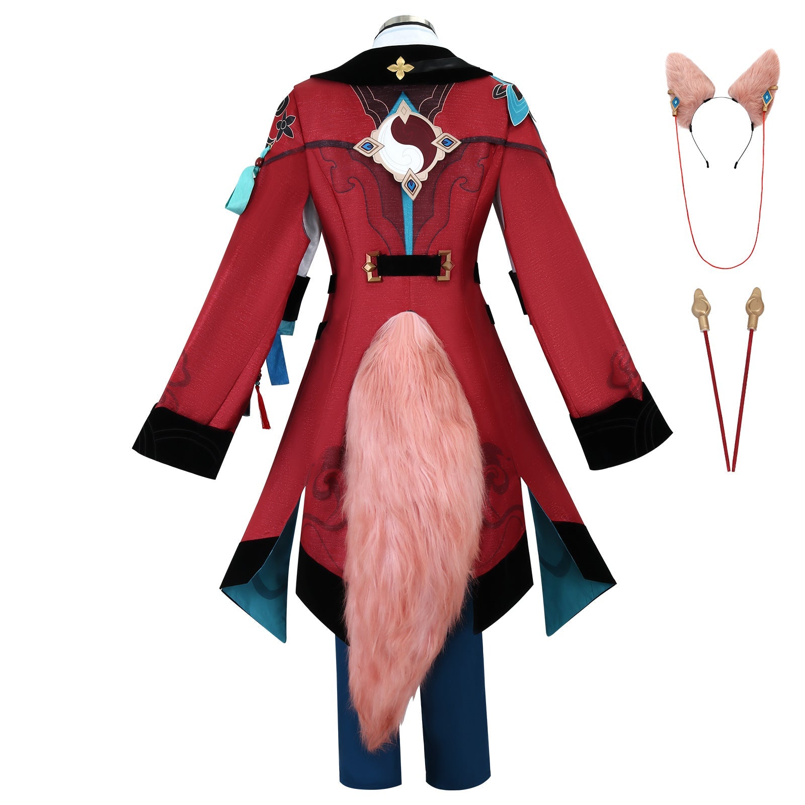 Game Honkai: Star Rail Jiao Qiu Fullset with Tail Cosplay Costumes