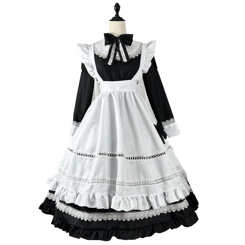 British Aristocratic Long Maid Outfit Plus Fancy Cosplay Costume
