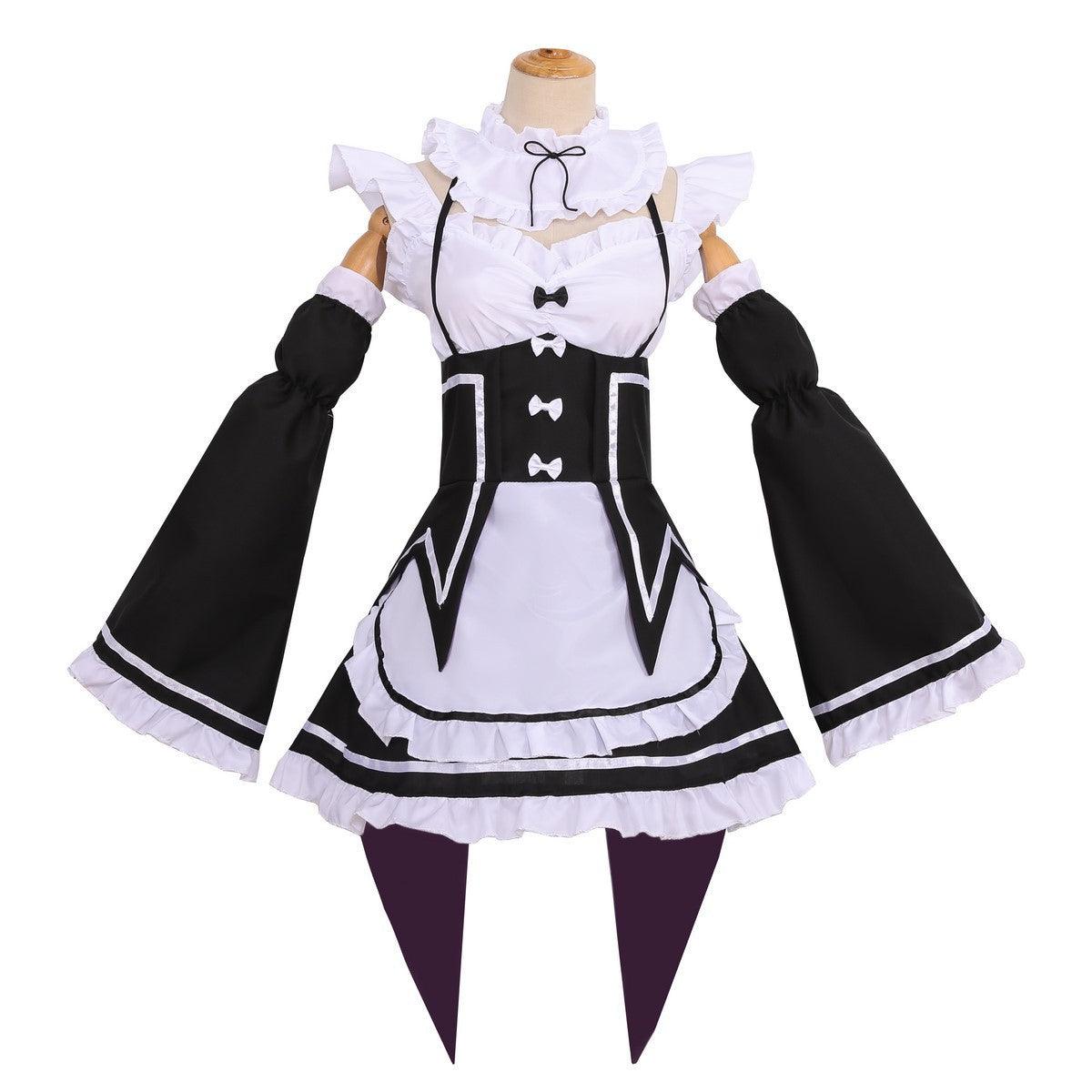 Starting Life in Another World Ram Rem Maid Outfit Cosplay Costume