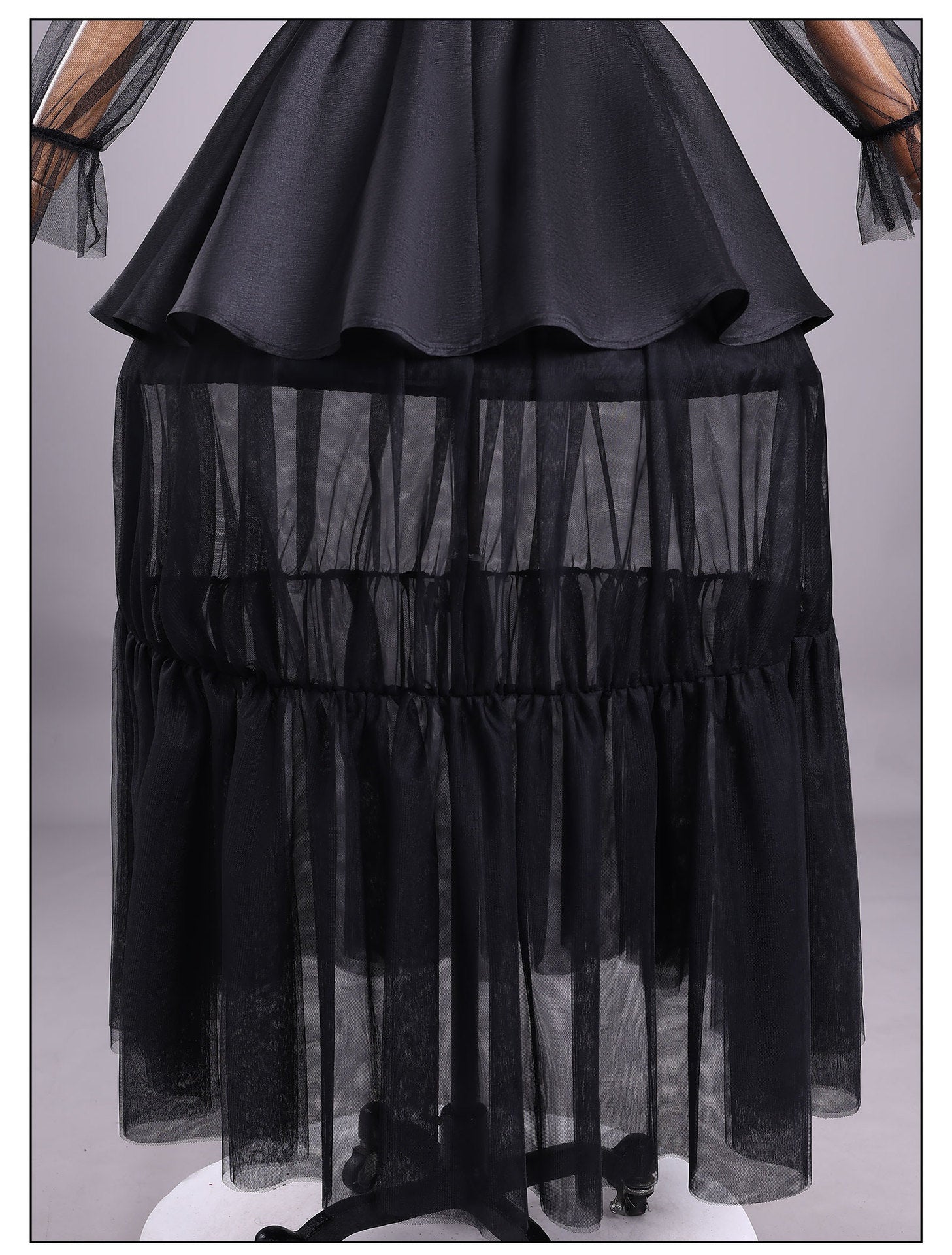 Wednesday Addams Season 2 Adult Kids Prom Dress Cosplay Costumes