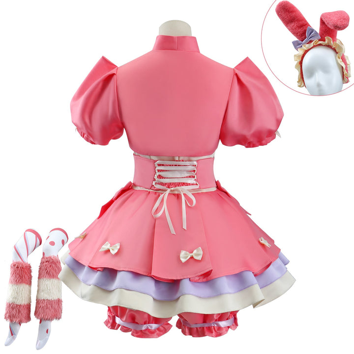 Identity V My Melody Lily Barrier Cheerleader Uniform Cosplay Costumes