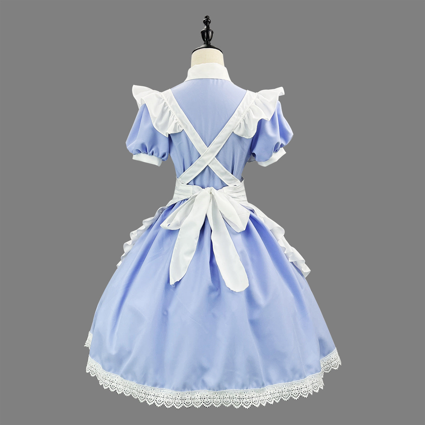Queen Crown British Maid Outfit Long Dress Plus Cosplay Costume