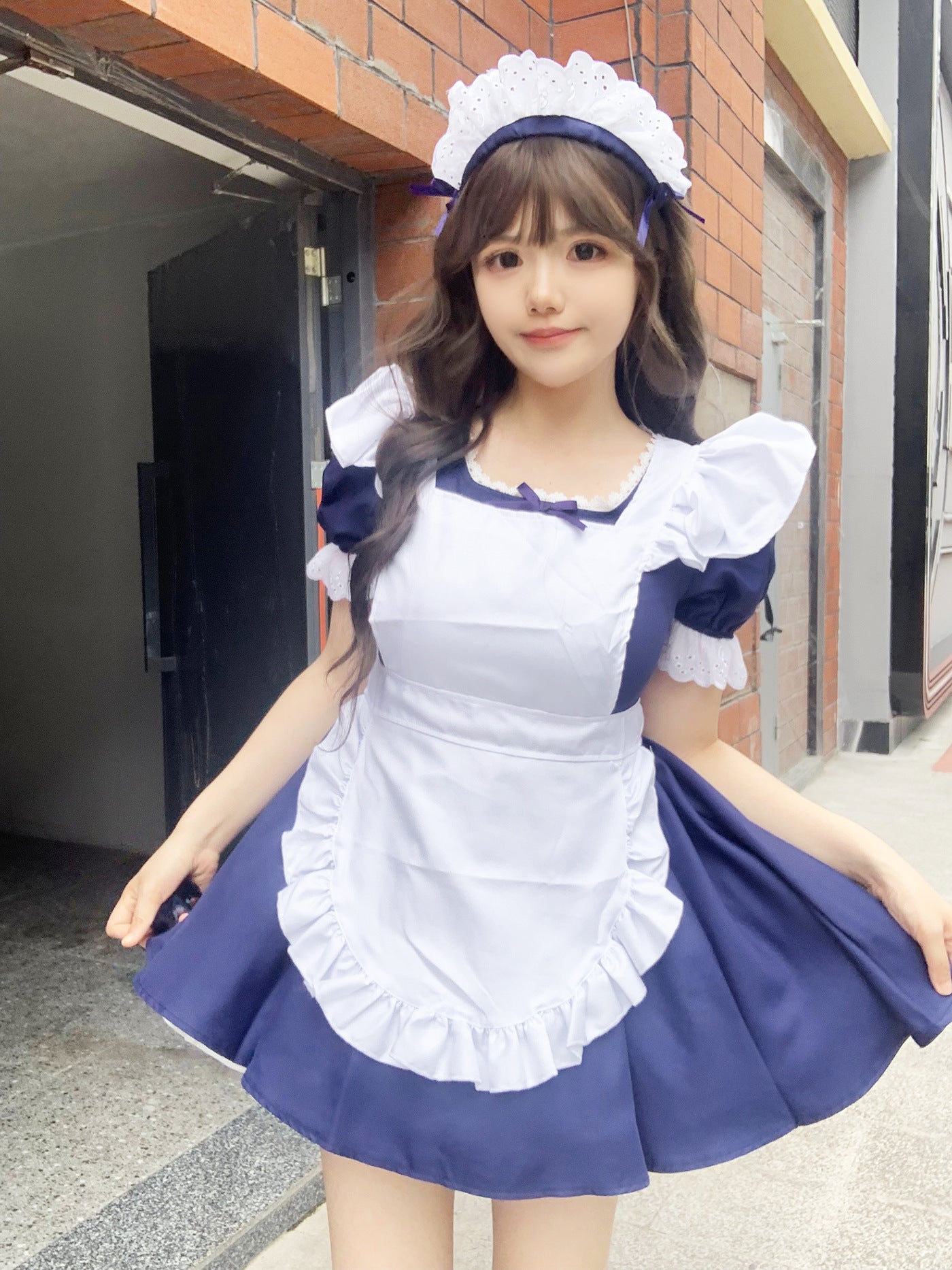 Alice Classic Angel Lolita Dress Maid Outfit Cosplay Costume