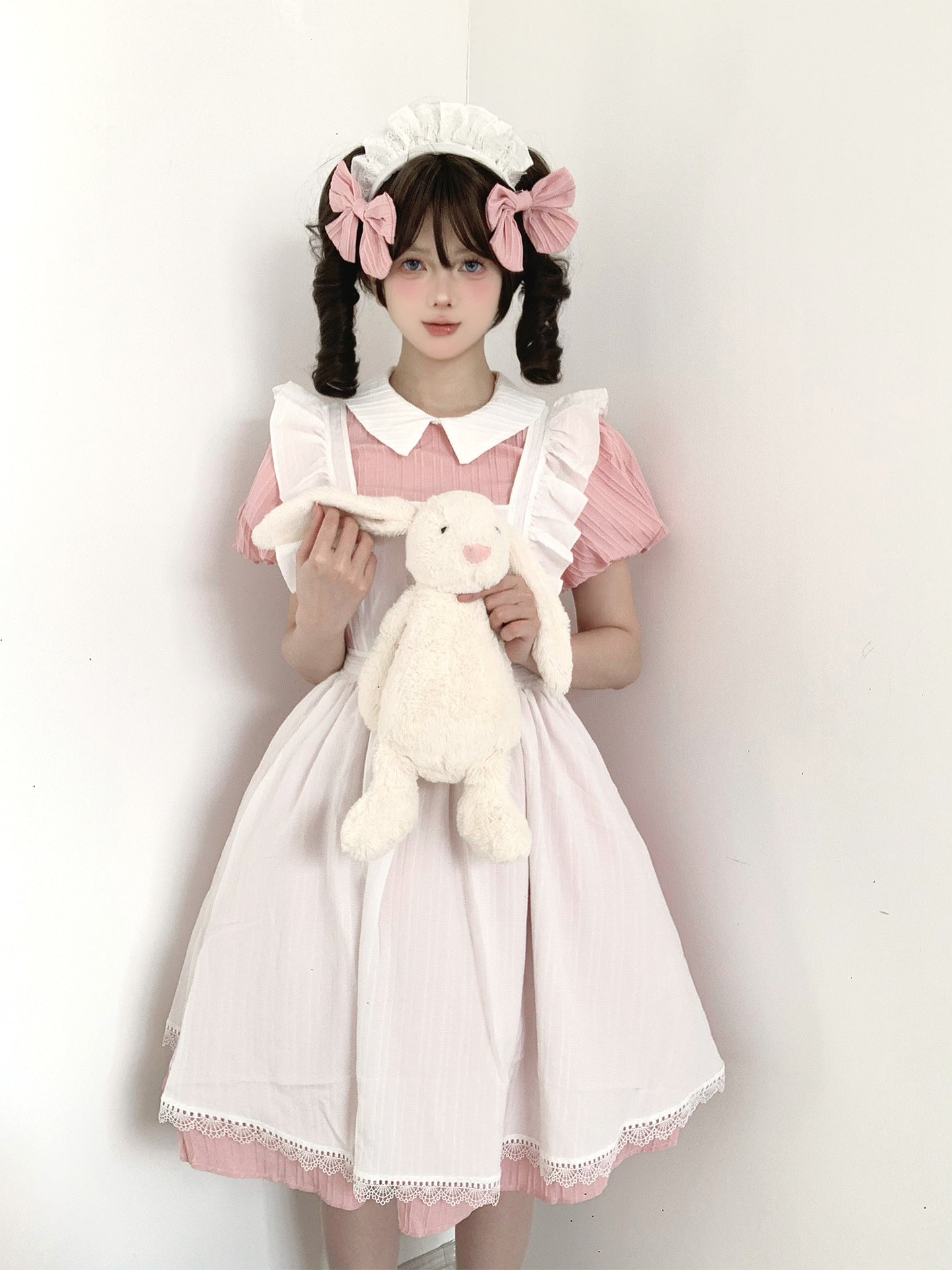 Classic Maid Outfit Long Dress Plus Size Crossdress Cosplay Costume