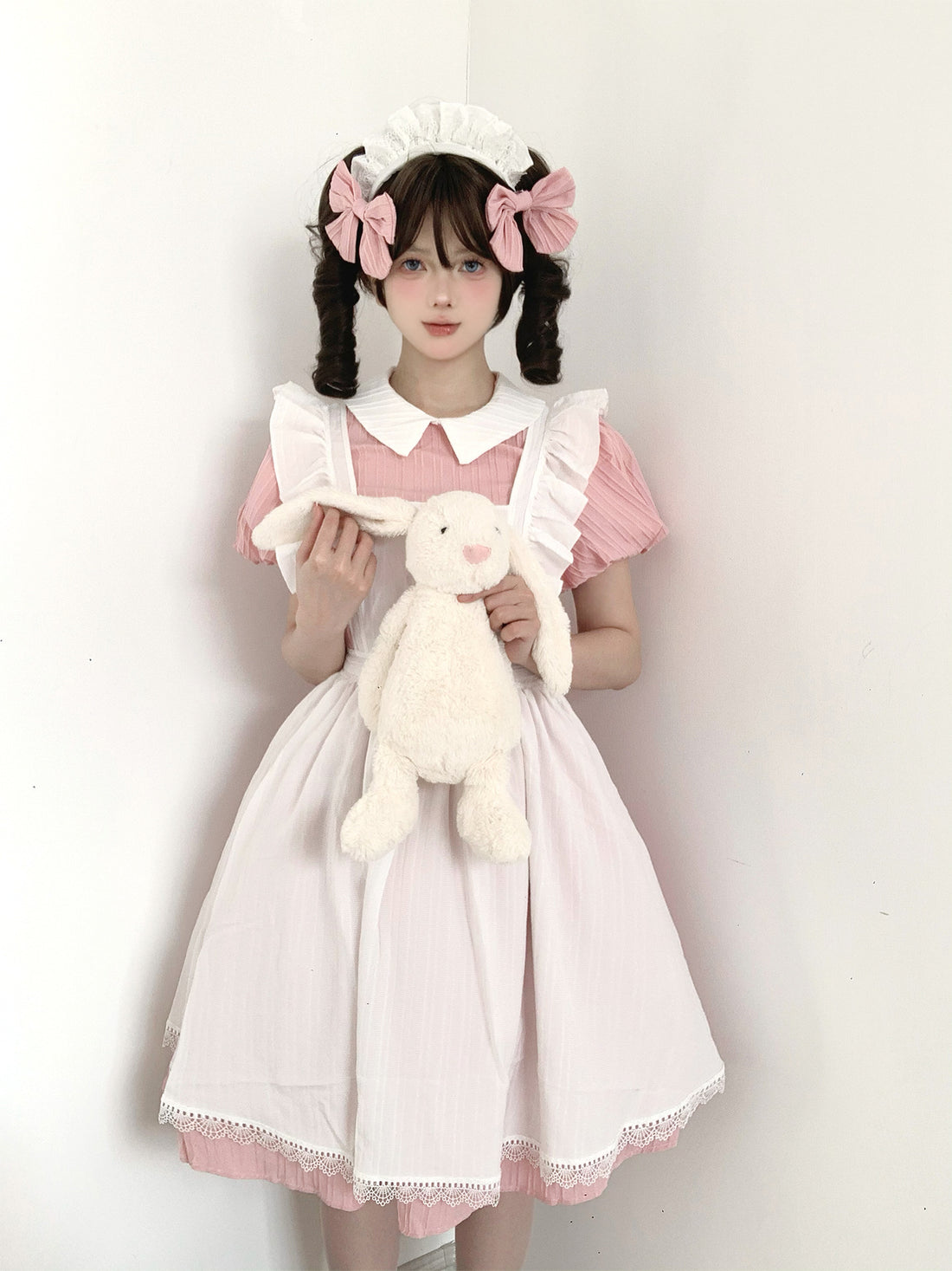 Classic Maid Outfit Long Dress Plus Size Crossdress Cosplay Costume