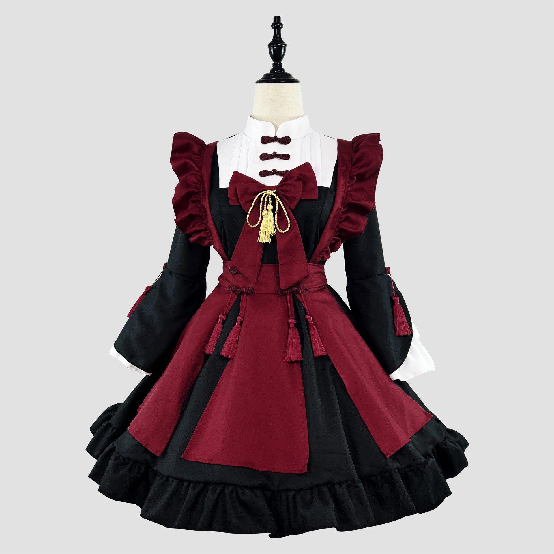 Chinese New Year Spring Festival Maid Outfit Plus Cosplay Costume