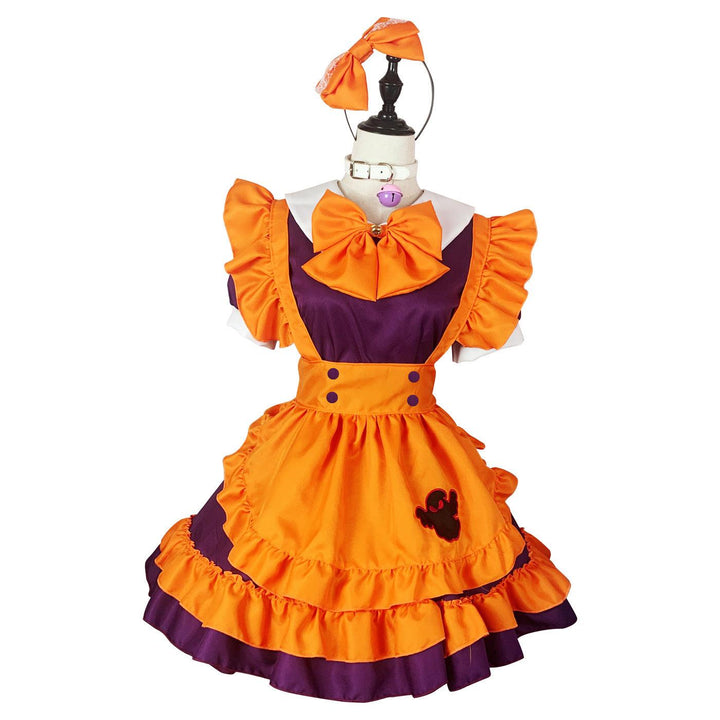 Waitress Plus Size Maid Outfit Halloween Fancy Cosplay Costume