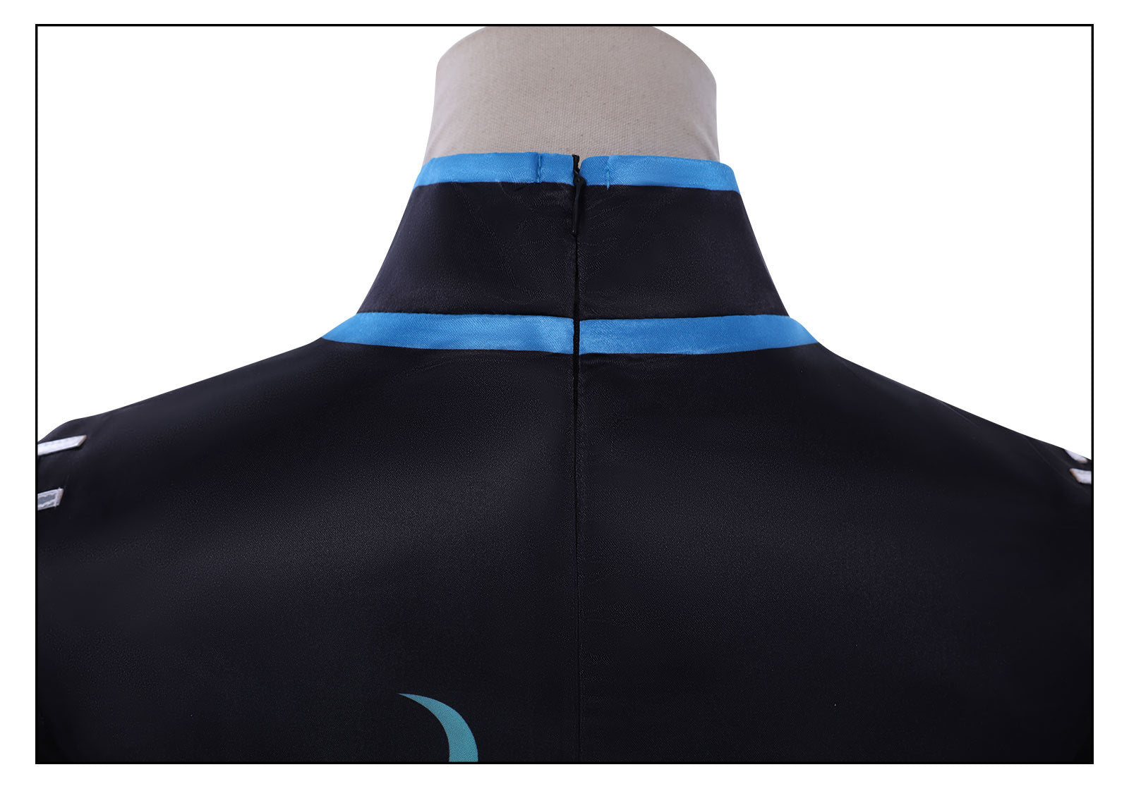 Identity V Antiquarian Qi Shiyi Blue Flame Cheongsam Cosplay Costumes