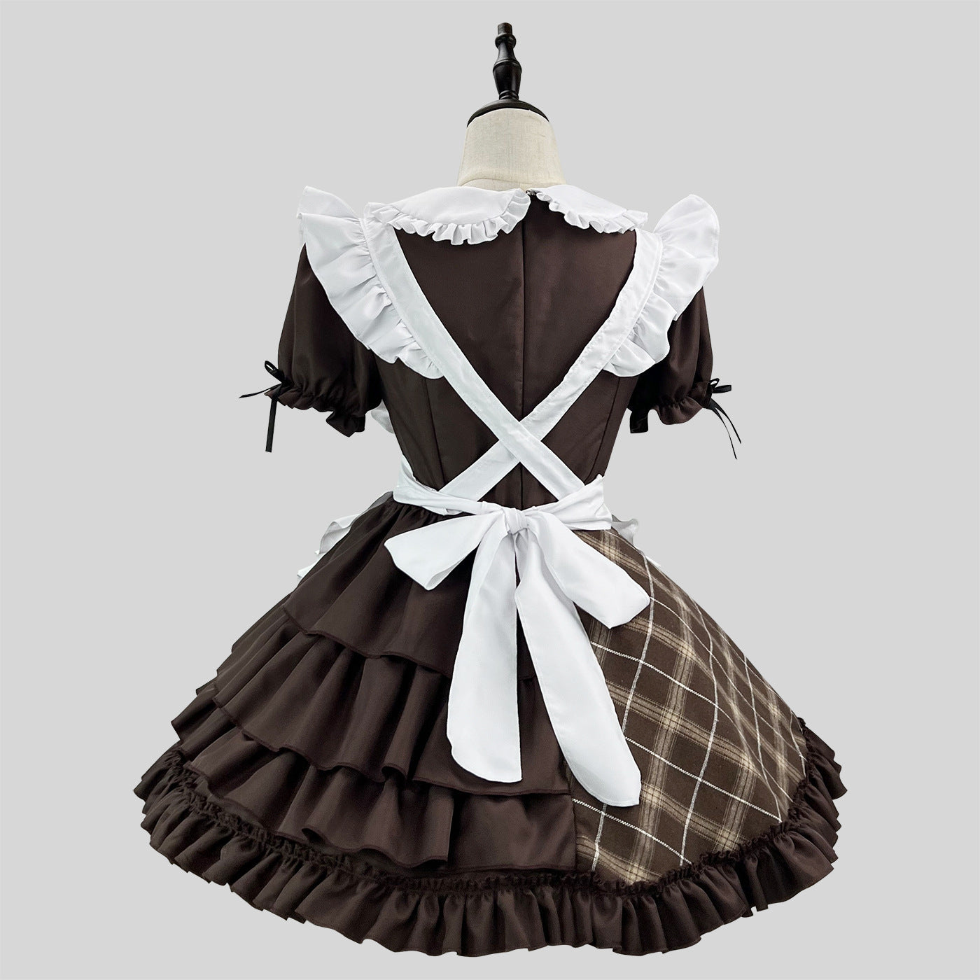 Detective Style Maid Outfit with Wrap Hat Plus Cosplay Costume