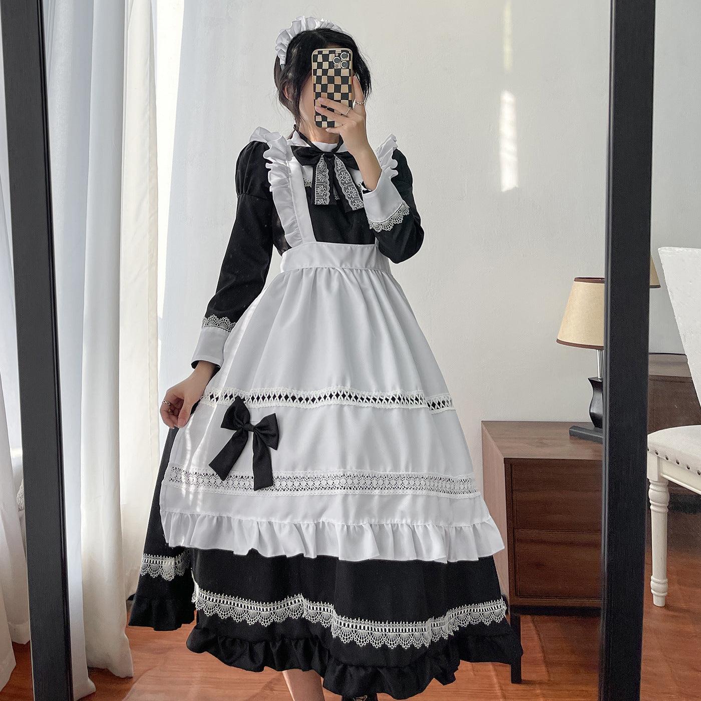 British Aristocratic Long Maid Outfit Plus Fancy Cosplay Costume