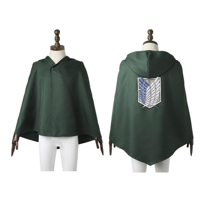 Attack on Titan Eren Jaeger Mikasa Ackerman The Wings of Freedom Survey Corps Cloak
