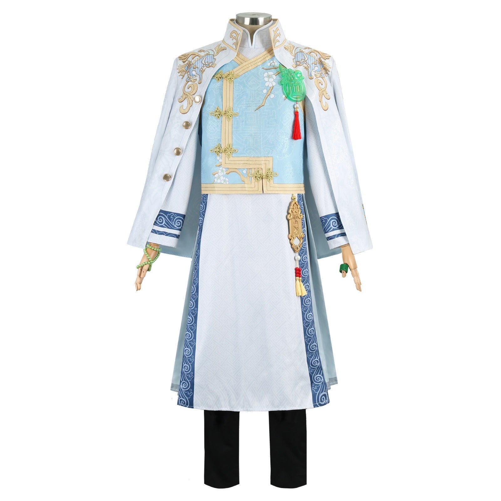 Identity V Under Truth Qilin Merchant Black White Wu Chang Cosplay Costumes