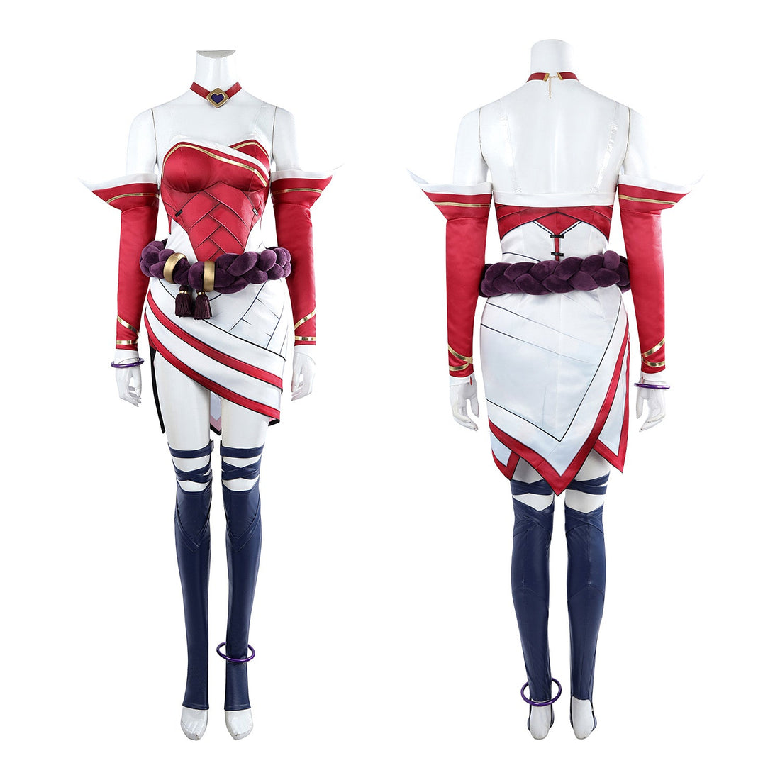 LOL 2XKO Ahri Female Full Set Top Level Cosplay Costumes