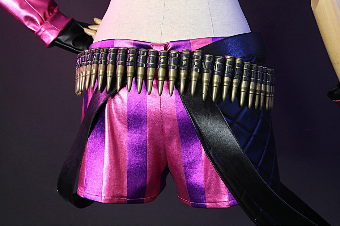 Game LOL Loose Cannon Jinx Top Level Cosplay Costumes