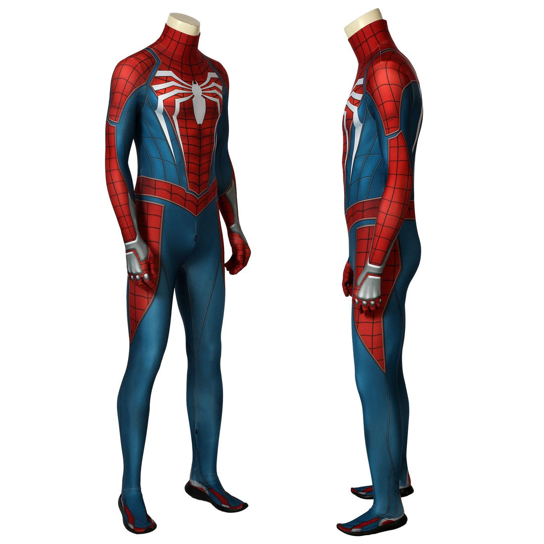 Spider-Man PS4 Advanced Suit Jumpsuit with Sole and Zipper Costumes