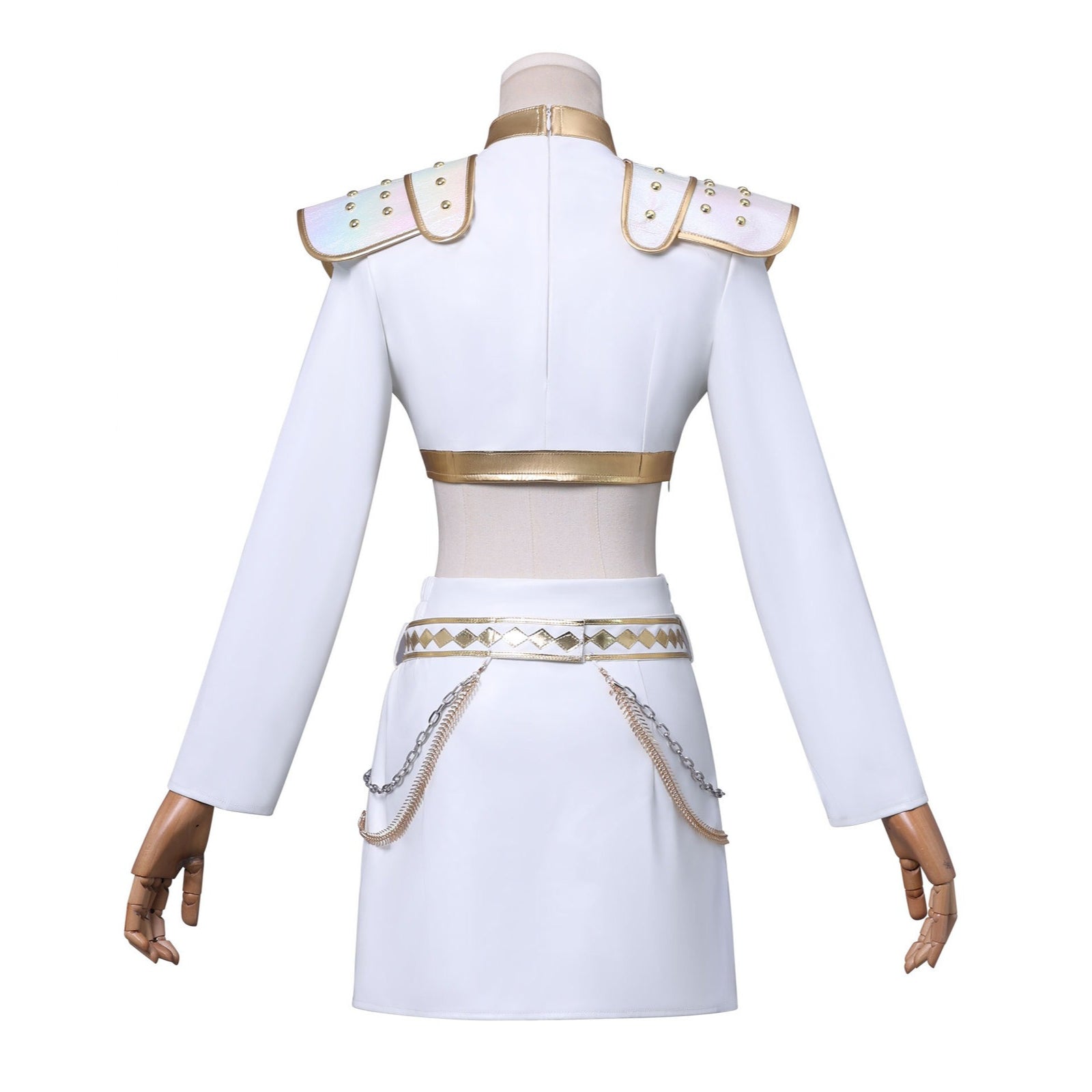 KPop Demon Hunters Zoey White Outfit Adult Kids Cosplay Costumes