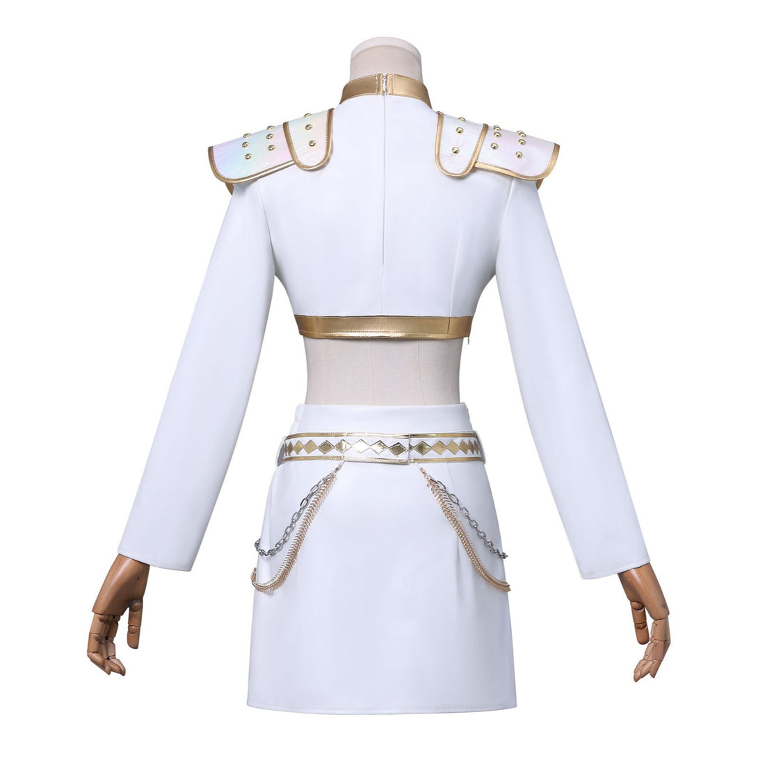 KPop Demon Hunters Zoey White Outfit Adult Kids Cosplay Costumes