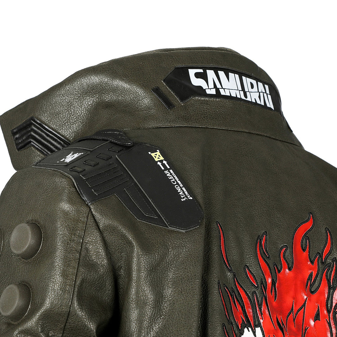 Cyberpunk 2077 V PU Leather Top Level Full Set Cosplay Costumes