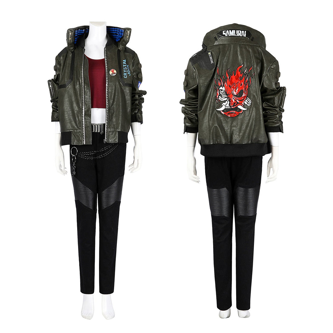 Cyberpunk 2077 V  Top Level Full Set Female Cosplay Costumes