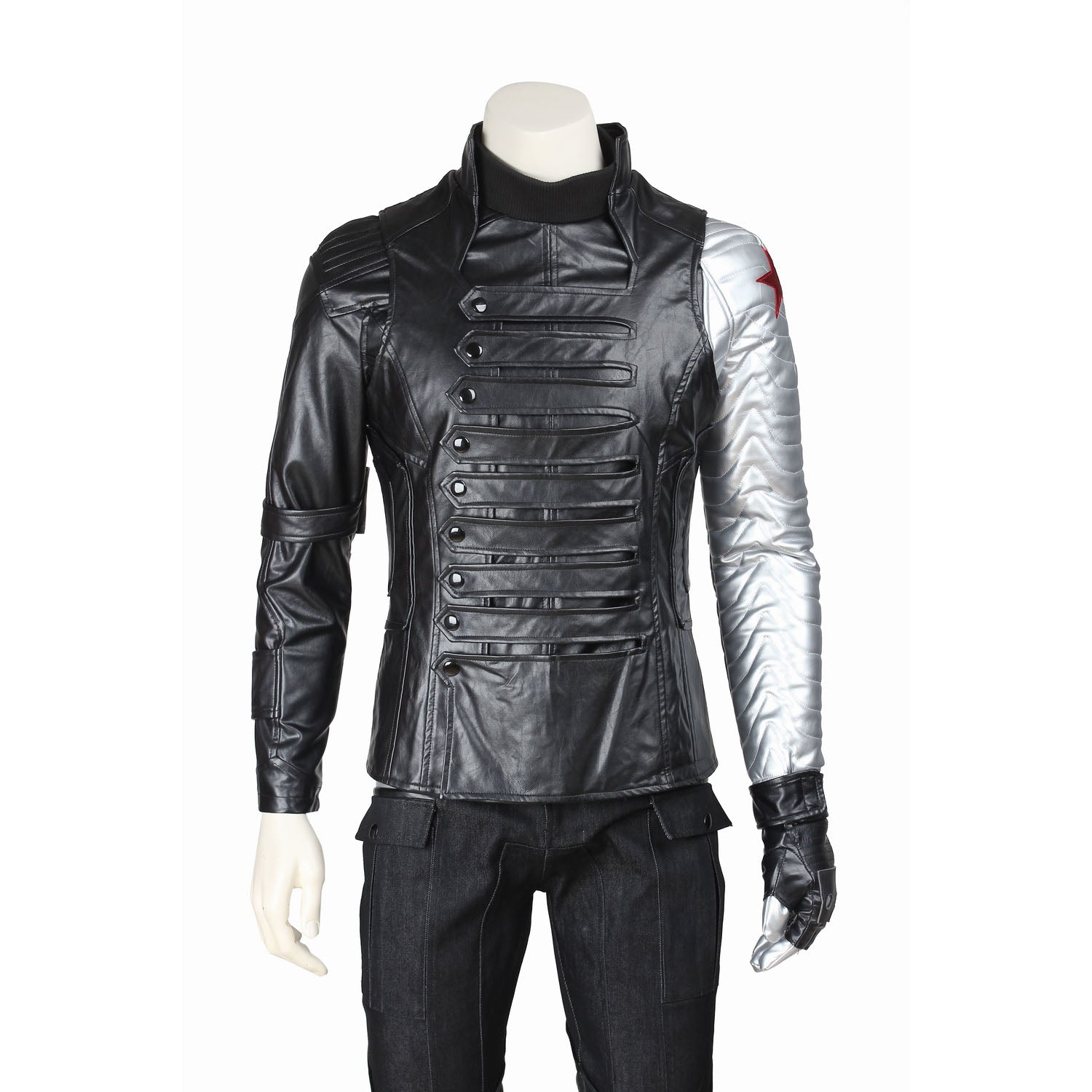 Captain America 2 Winter Soldier Bucky Barnes Fullset Cosplay Costumes