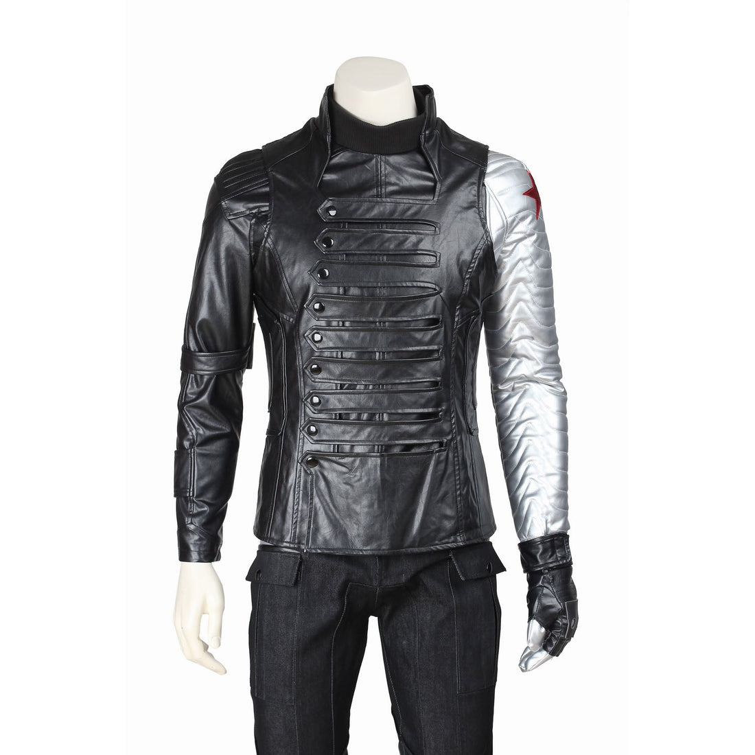 Captain America 2 Winter Soldier Bucky Barnes Fullset Cosplay Costumes