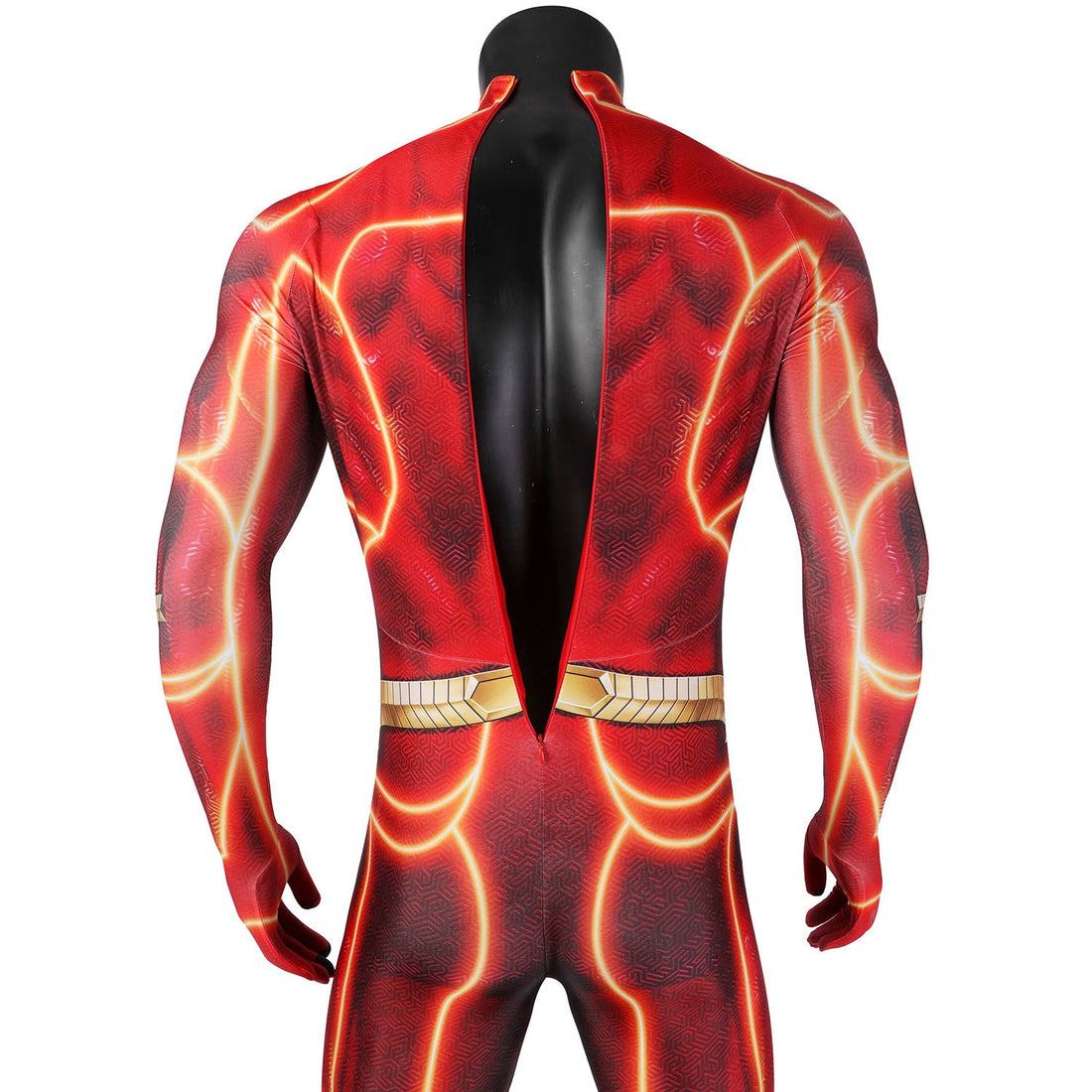 Flashpoint The Flash Barry Allen Jumpsuit with Mask Cosplay Costumes