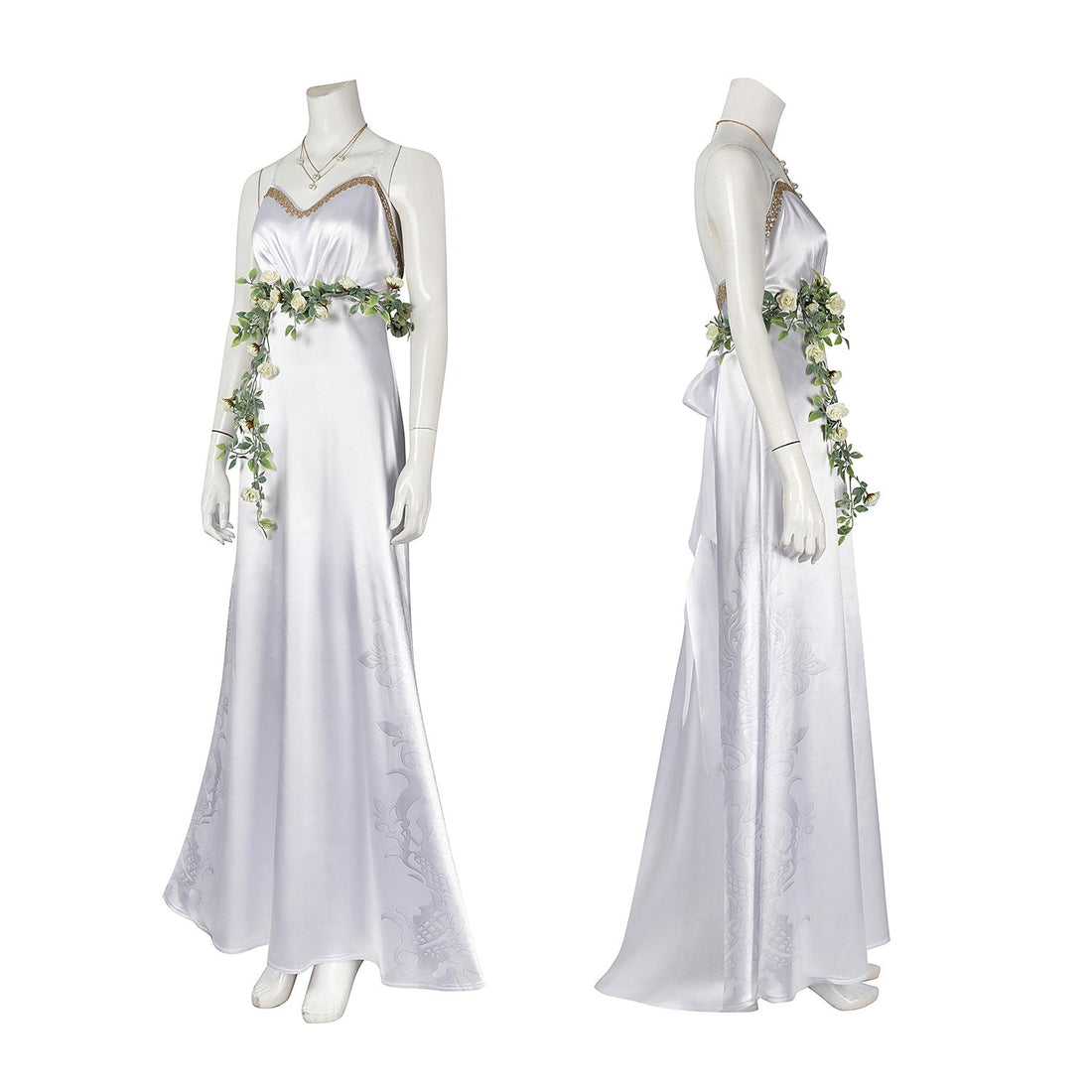 Final Fantasy VII Rebirth Aerith White Gown Female Cosplay Costumes