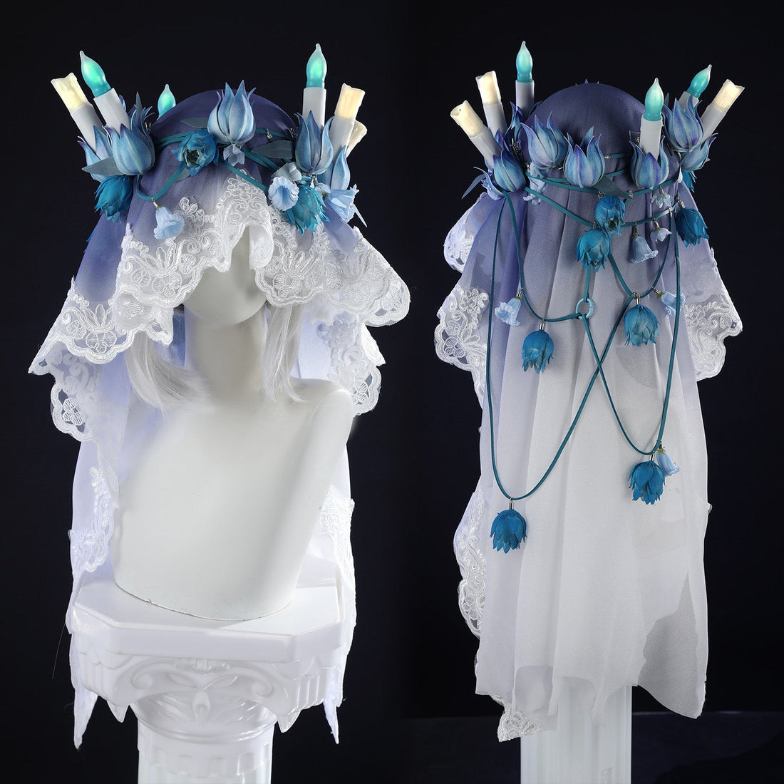 Identity V Entomologist Melly Plinius Ghost Candle Cosplay Costumes