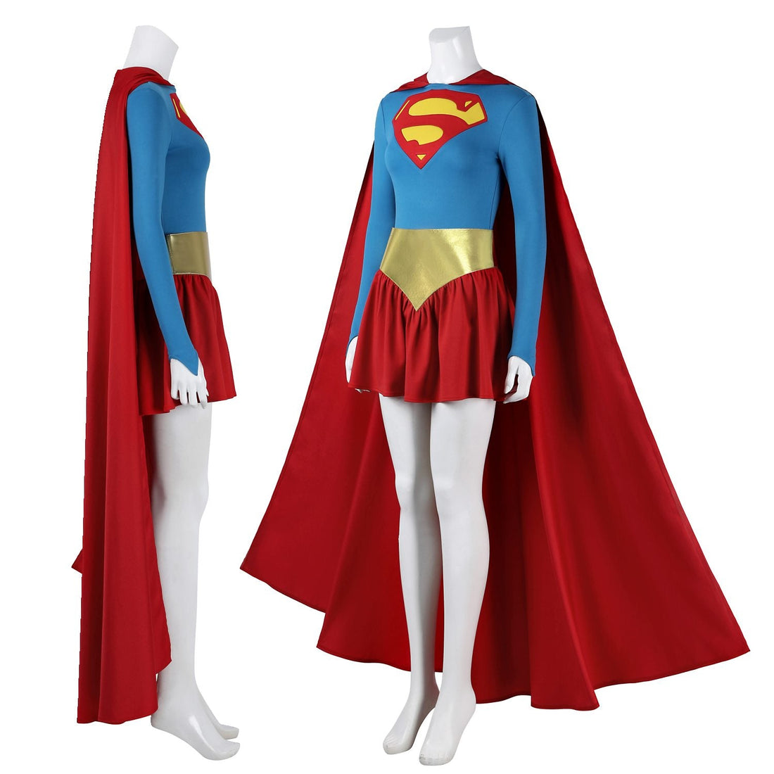 Supergirl Woman of Tomorrow Manga version Superman Cosplay Costumes