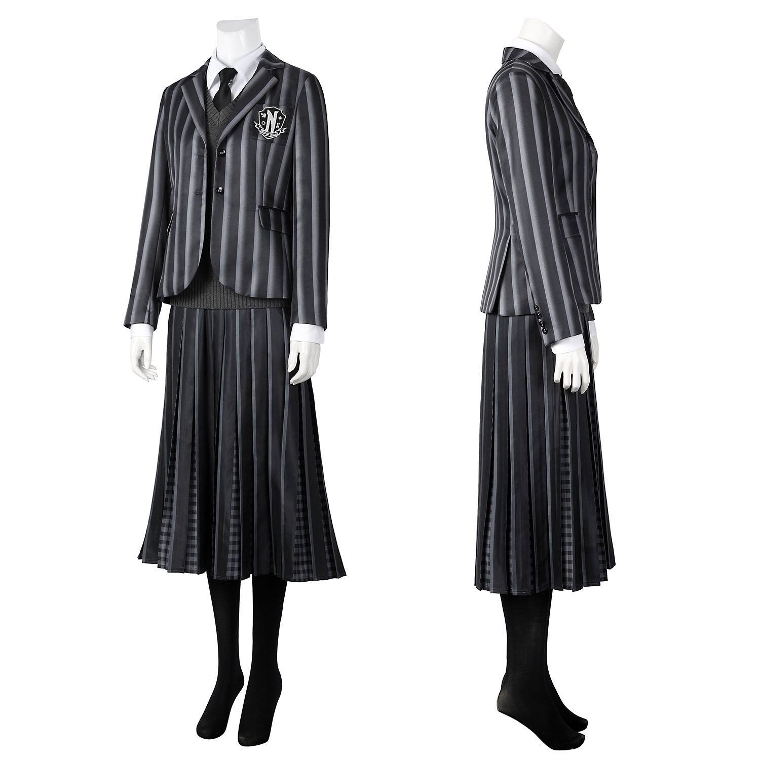 Wednesday 2 The Addams Family Nevermore Academy Uniform Costumes