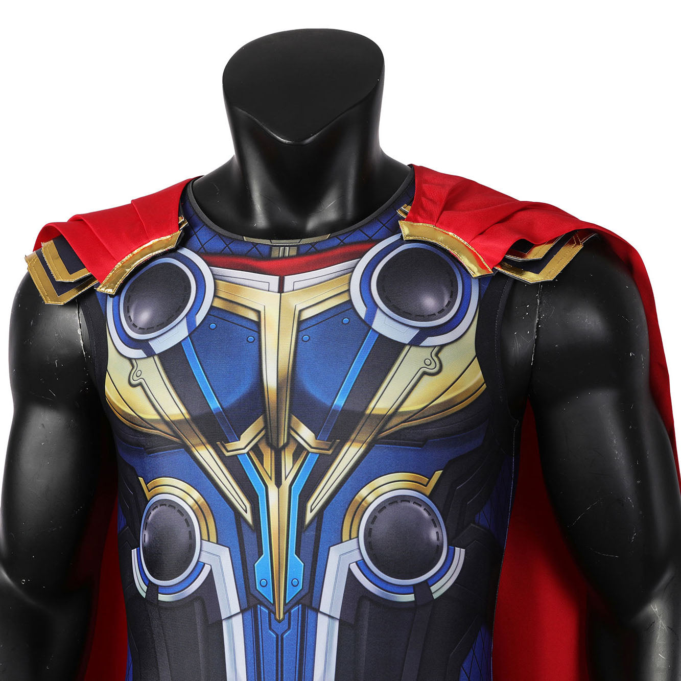Thor 4 Love and Thunder Male Sleeveless Jumpsuit with Cloak Costumes