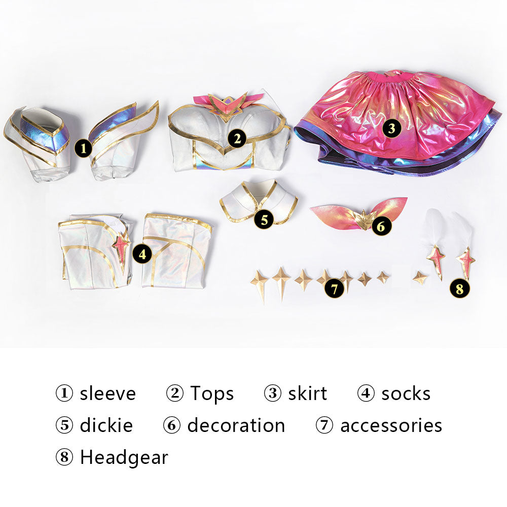 Game LOL Star Guardian 2022 Kaisa Full Set Role Cosplay Costumes